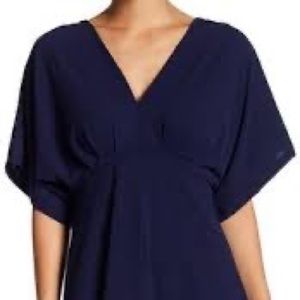 NWOT Angie Women's V Neck LACE UP Back Dress